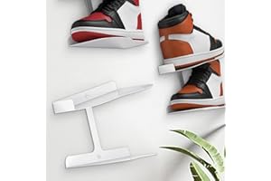 HANDSONIC Floating Shoe Display Shelves for Wall Mount,H-Type Sturdy Levitating Shoe Wall Shelf,Sneaker Holders Rack for Shoes Collectors Advertising Exhibition Shoe Store Show Shoe Shelf for Wall 1 Pcs