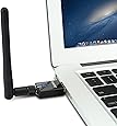 Bolse&reg; USB Network adapters, 300Mbps Wifi Wireless-N USB Micro Mini Adapter with High Gain Antenna - Windows XP, Vista, 7, 8; Mac OS X 10.5 Greater; 2.4G 802.11ngb 32-Bit and 64-Bit Compatible (*Does not support Mac OSX 10.10 Yosemite*)