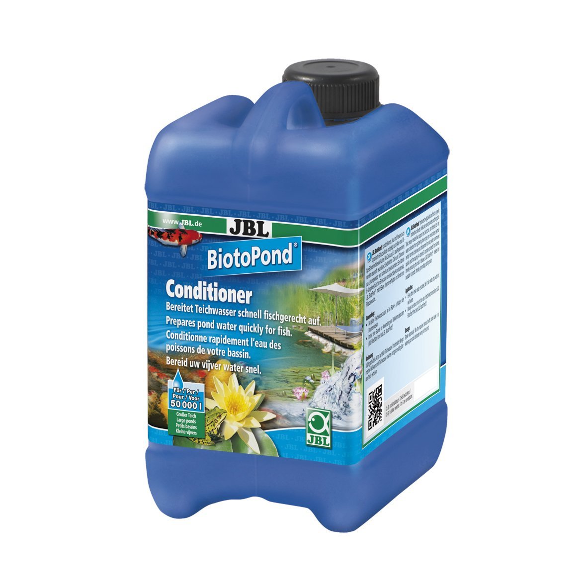 JBL BiotoPond 2,5 l, Water conditioner for the treatment of pond water to meet the requirements of fish