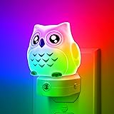 Owl Night Lights Plug Into Wall, Cute Night Light