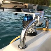 Quick Release Boat Rail Mount For Barbecue Grill – Inboard Outboard Marine Adapter