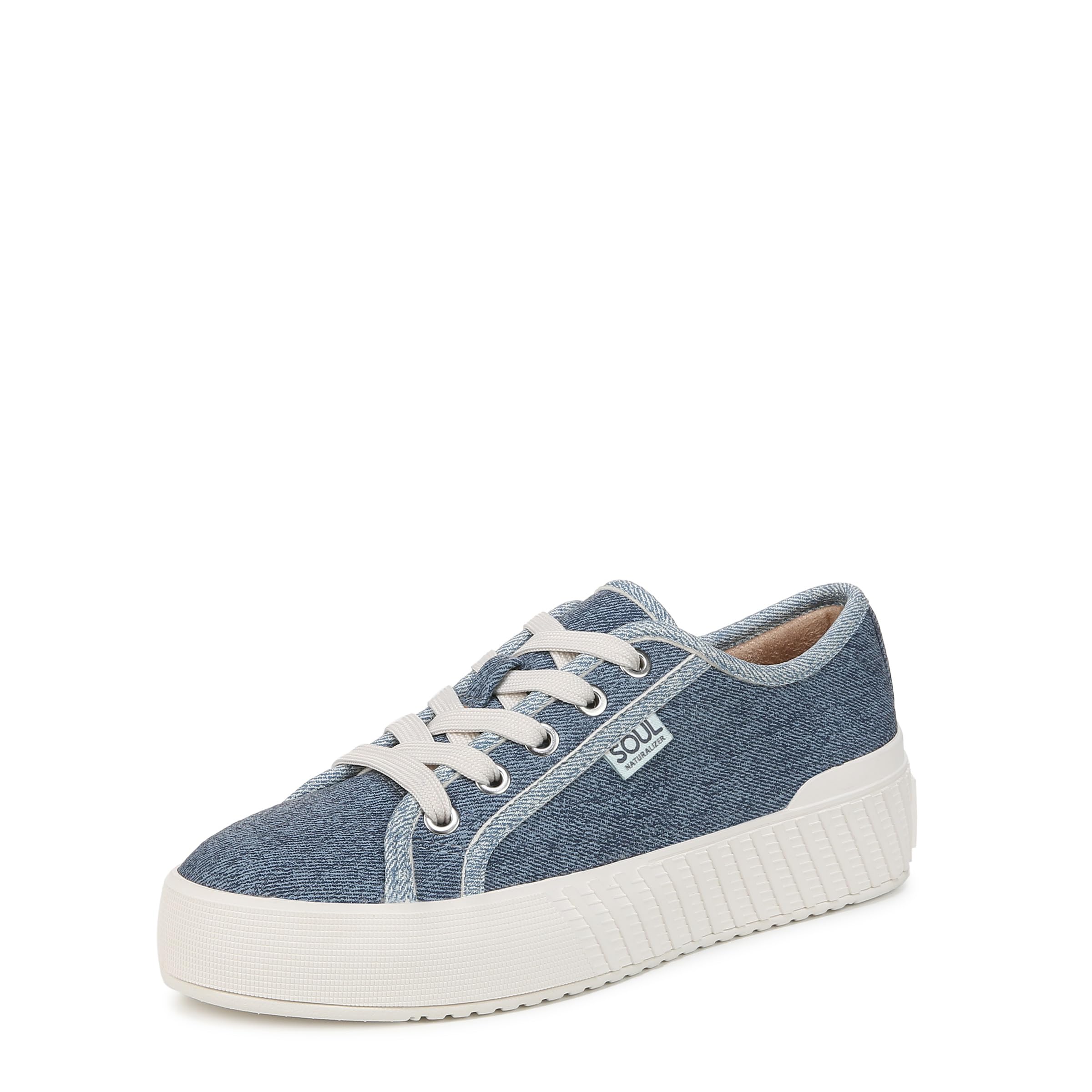 Naturalizer Soul Womens Iliana Sneaker Blue Denim 11 W