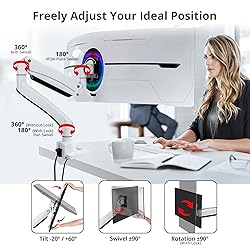 SIIG Ultra Heavy Duty Single Monitor Arm Desk Mount