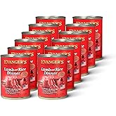 Evanger's Heritage Classic Lamb & Rice Dinner Dog Food – 12 Count, 12.5 oz Each – Gluten & Grain Free, Complete Balanced Diet for All Life Stages – Wet Dog Food