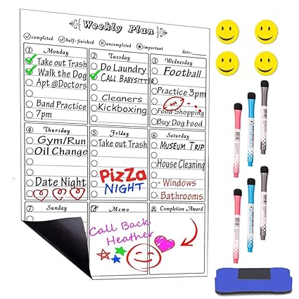 Goblins Treasures - Hoja magnética de borrado en seco para nevera ...