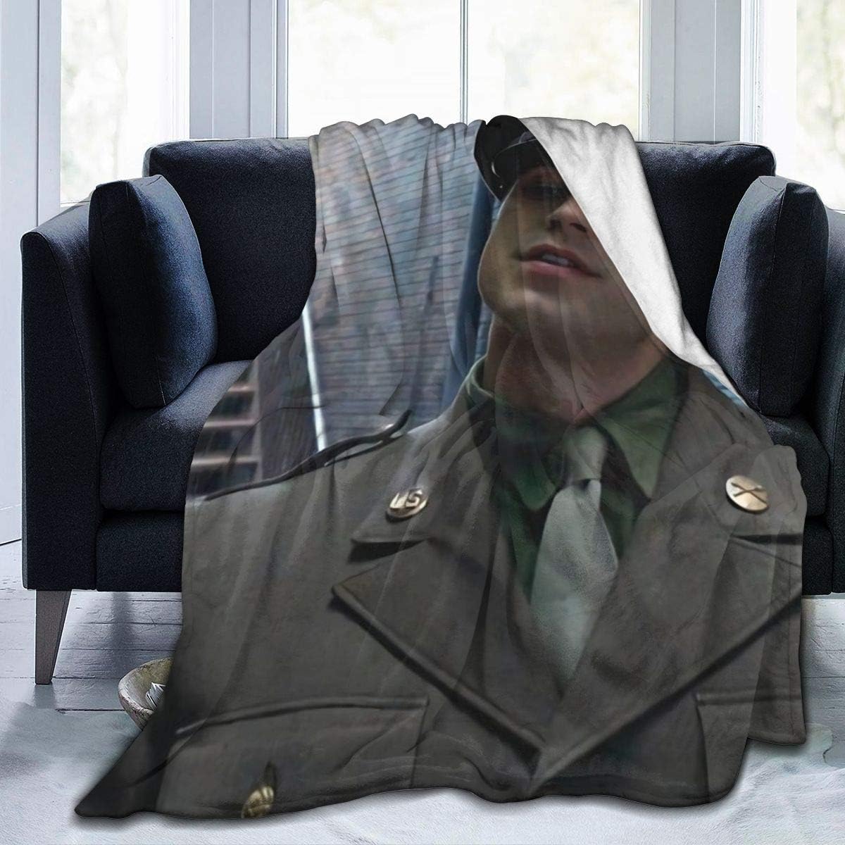purl zither Super-Soft Bucky Barnes Micro Fleece Blanket,Suitable for Sofa Blankets for Adults and Children, Bed Blankets 60"" x50