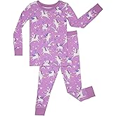 Little Sleepies Two-Piece Pajama Set for Boys & Girls, Soft Viscose from Bamboo Toddler Pajamas for Kids, Family Matching PJs