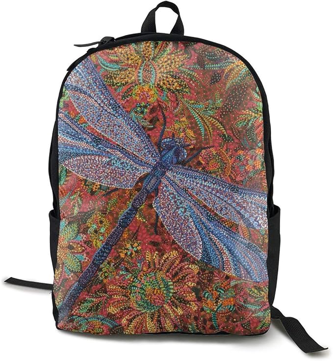 Backpacks Travel Daypacks,Casual Rucksack,Dragonfly Unique Backpack
