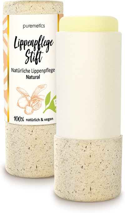 Puremetics Organic Lip Care Pen Natural Zero Waste Vegan Plastic Free Lip Balm