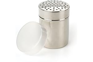 RSVP International Endurance Kitchen Shaker Collection Dishwasher Safe, All Purpose, 11 ounce, Stainless Steel