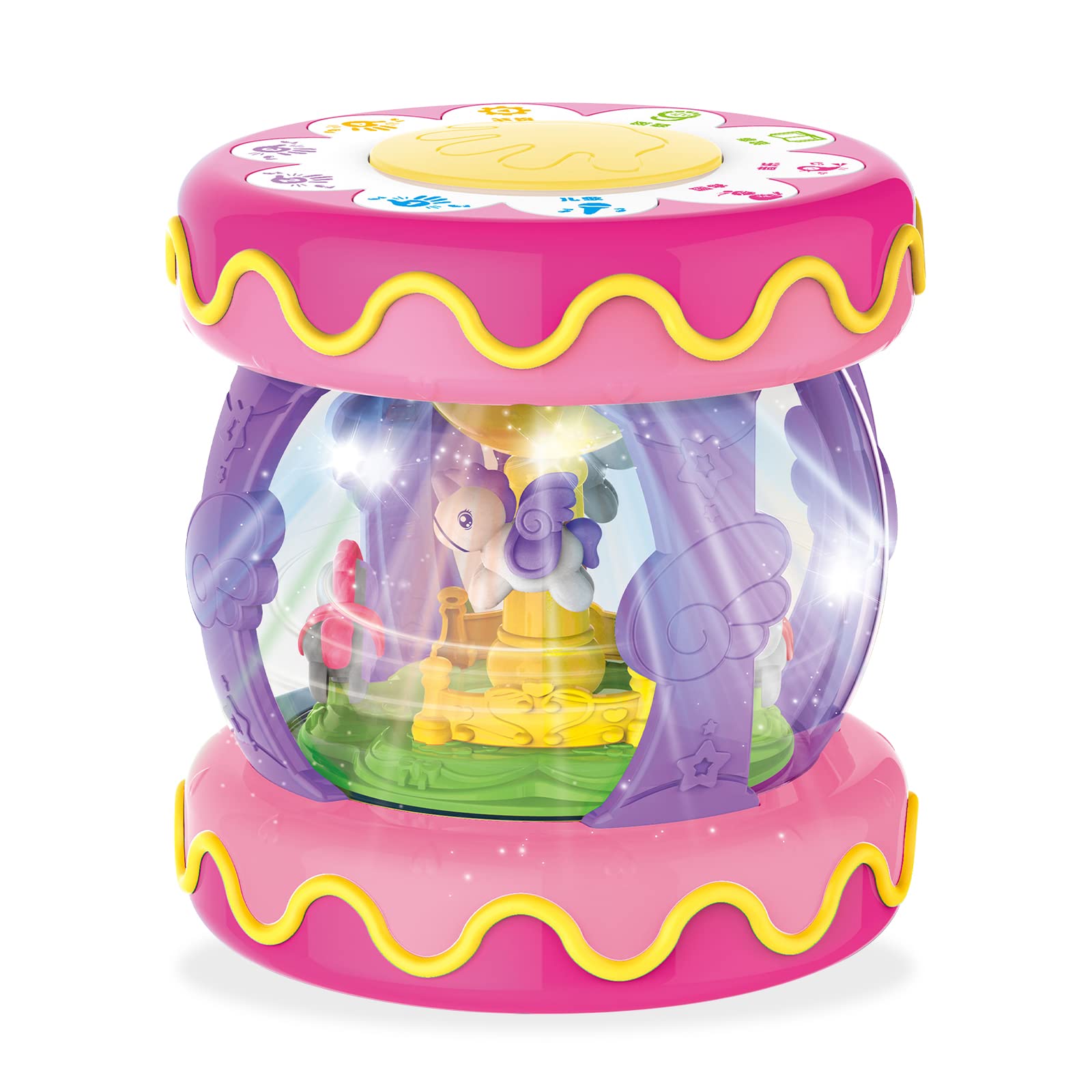 Children musical drum, kids musical play, Educational musical toy, Learning toy for boys and girls, Animal sounds,Nursery Rhymes, music with flashing lights