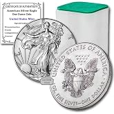 1986-2021 (Random Year) Lot of (10) 1 oz American Silver Eagle $1 Seller BU | Brilliant Uncirculated (Type 1) with Certificates of Authenticity