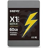 DREVO X1 Series 60GB SSD 2.5-inch Solid State Drive MLC SATA3 Read 500MB/S Write 90MB/S