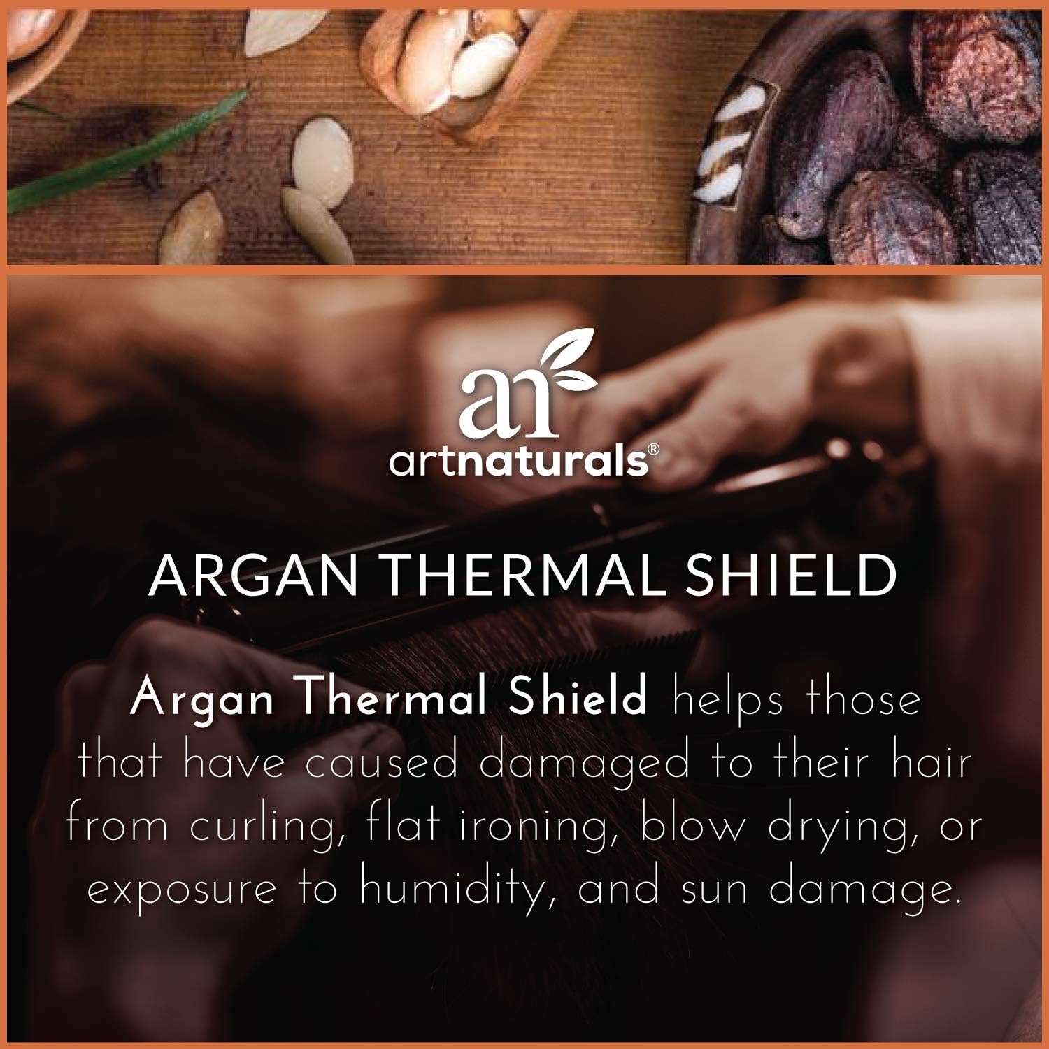 ArtNaturals Argan Oil Thermal Shield Heat Protection ,(8 Fl Oz / 236ml