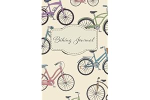 Biking Journal: Cycling Journal Gift for Cyclist with Prompts to Keep Track of your Rides, Maintenance and Route Log 6x9 in 1