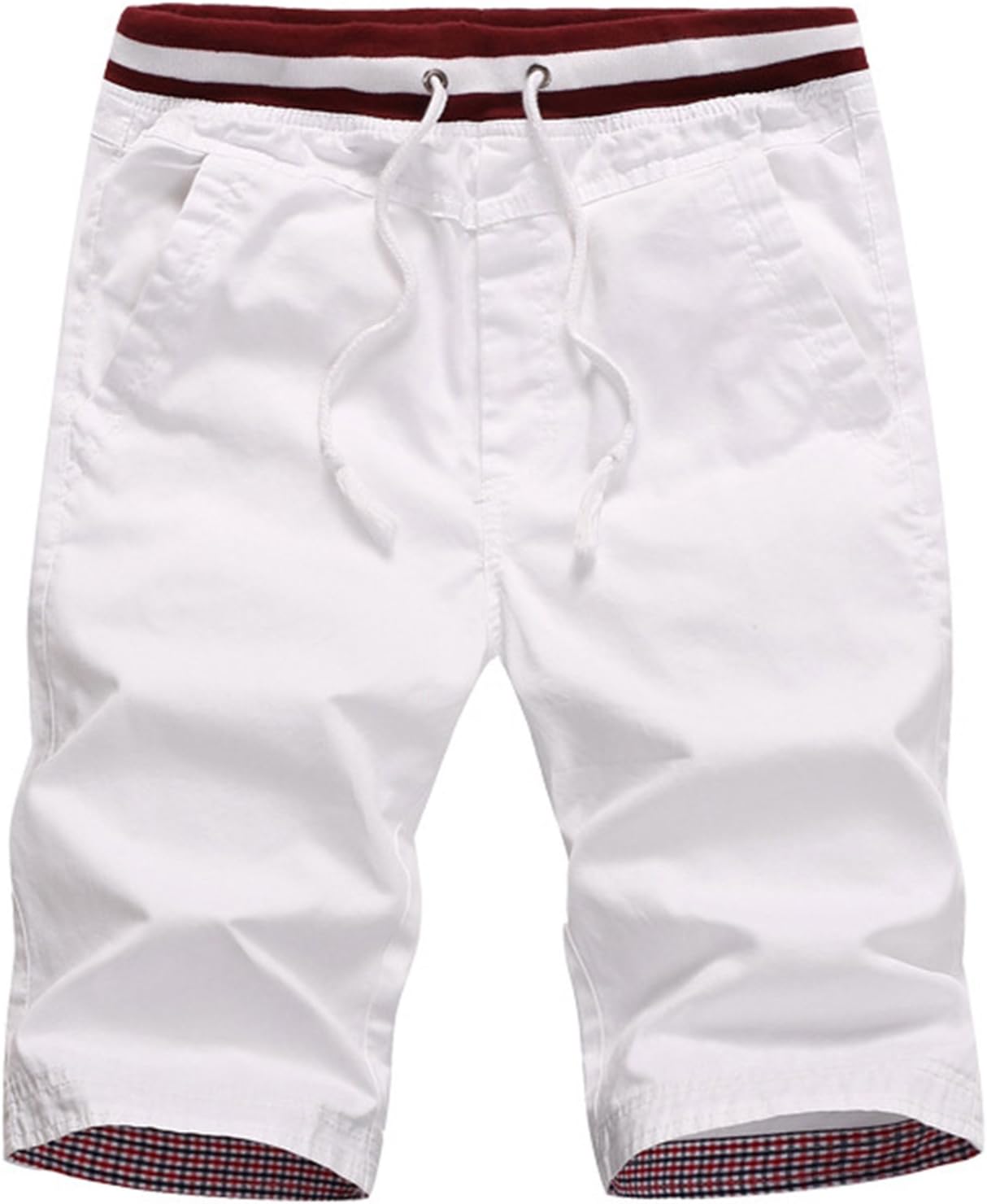 QPNGRP Mens Casual Shorts Drawstring Slim Fit Shorts for Men