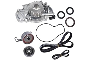Autoround Timing Belt Kit with Water Pump [2.2L 2.3L L4] Fit for Honda Accord 1994-2002, Odyssey 1998, Acura CL 1997-1999, Isuzu Oasis 1998-1999, SOHC 16V Engine