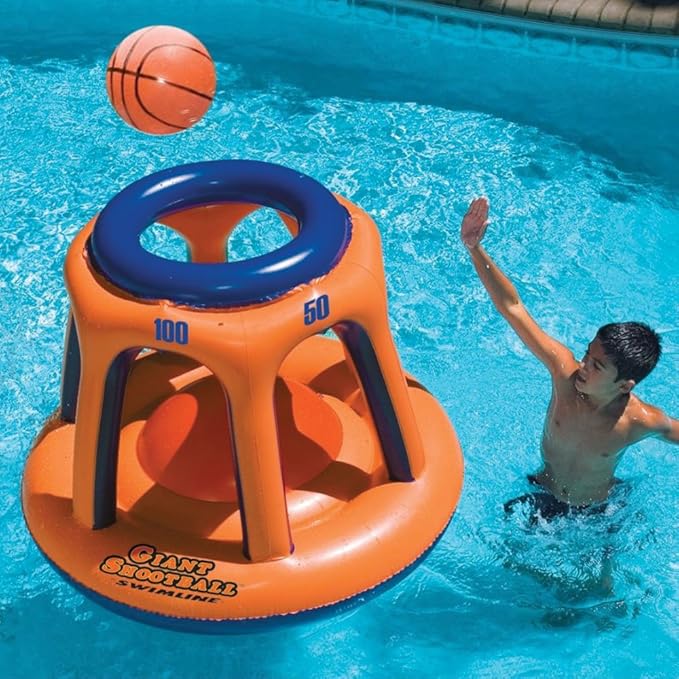 Buy Swimline Giant Shootball Basketball Swimming Pool Game Toy Online