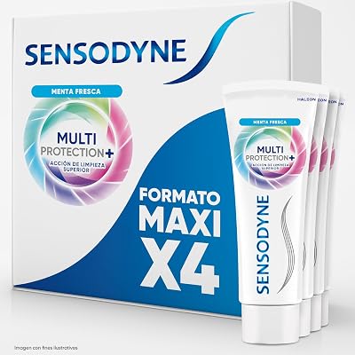 Multiprotección Pasta Dental Sensibilidad, Menta, Pack 4x75 ml