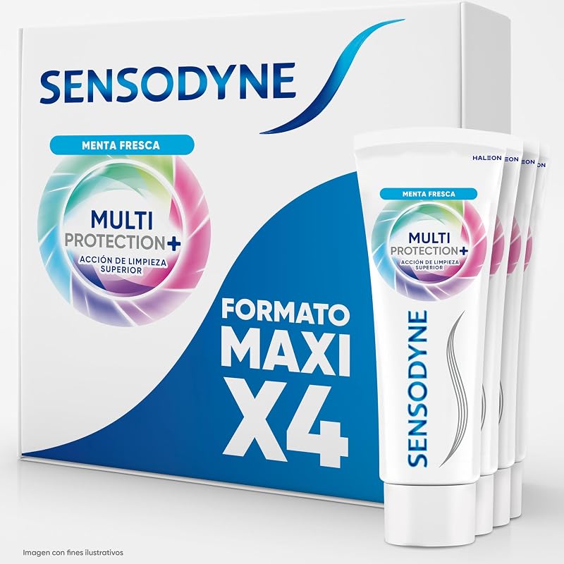 Multiprotección Pasta Dental Sensibilidad, Menta, Pack 4x75 ml