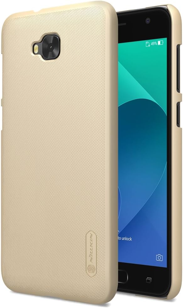 SMTR Asus Zenfone 4 Selfie ZD553KL Case, Premium Quality Hard Shell Case cover +1 film Screen Protector for Asus Zenfone 4 Selfie ZD553KL, (gold)