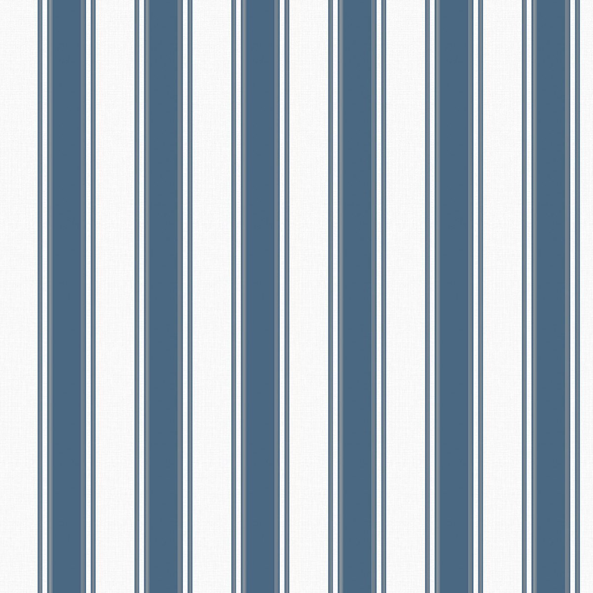 Pack of 5 Dolls House Miniature Blue Mixed Striped Wallpaper