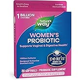 Nature's Way Women's Probiotic Pearls, Supports Vaginal and Digestive Health*, 1 Billion Live Cultures, No Refrigeration Requ