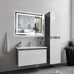 Beelux 24" x 32"LED Bathroom Mirror with Light for