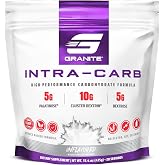 Granite Intra Carb Powder, Unflavored, High-Performance Carbohydrate Blend with Cluster Dextrin, Palatinose, &amp; Dextrose, Supports Energy and Training (20 Servings)