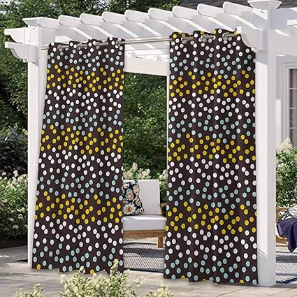 Anmaseven - Cortinas para exteriores para patio para pérgola, porche o