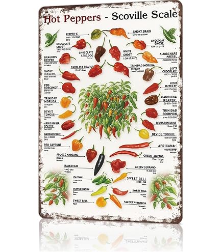 Pepper Ranks Hot Pepper Ratings Chart