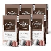 Camilla&rsquo;s Heritage - Intensity 8 Chocolate Flavored Espresso Coffee, Gourmet Espresso Cups, 60 Coffee Pods