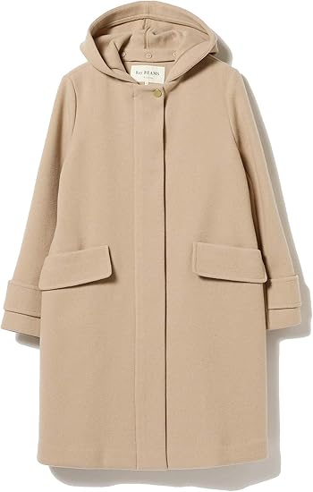 Amazon レイビームス コート 2way フーデット コート レディース ベージュ 1 コート ジャケット 通販