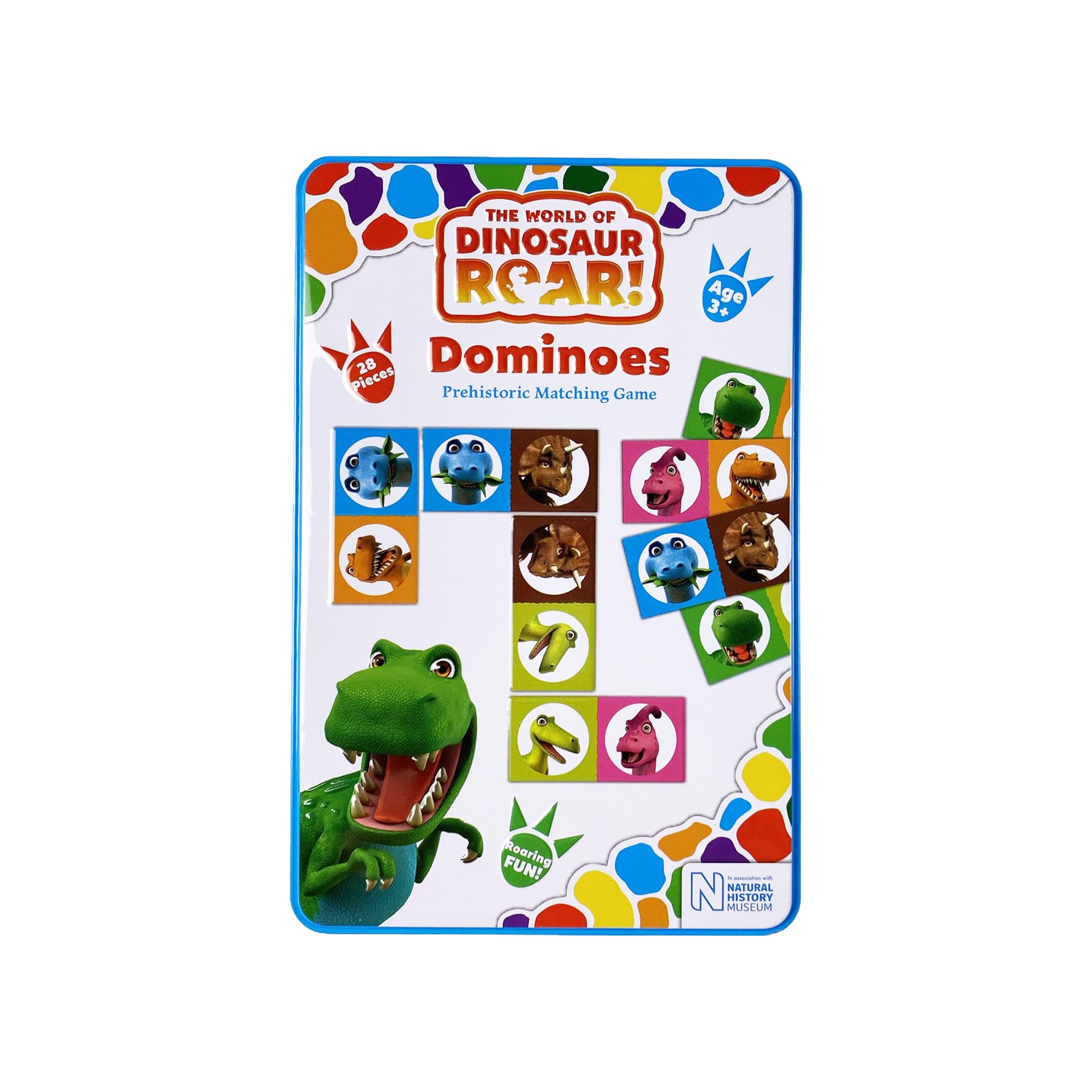 By Paul Lamond Games The World of Dinosaur Roar Picture Dominoes,20.5 cm x 13.5 cm x 3.8 cm