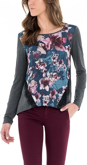 Pull imprimé fleuri femme Outlet