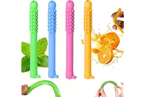 LAMKHOO 4 Pcs Chewable Essential Oil Breath Stick for Quit Smoking & Vaping - Stop Smoking Aid That Works, Oral Fixation Relief, Non-Nicotine Vapor Alternative, Portable Diffuser Oil Chewable Breather