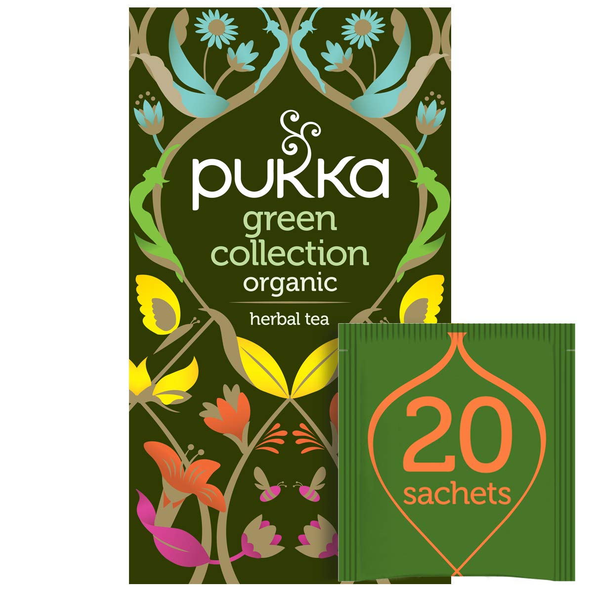 Pukka Green Tea Collection Pack, 20 sachets Amazon.co.uk Prime Pantry