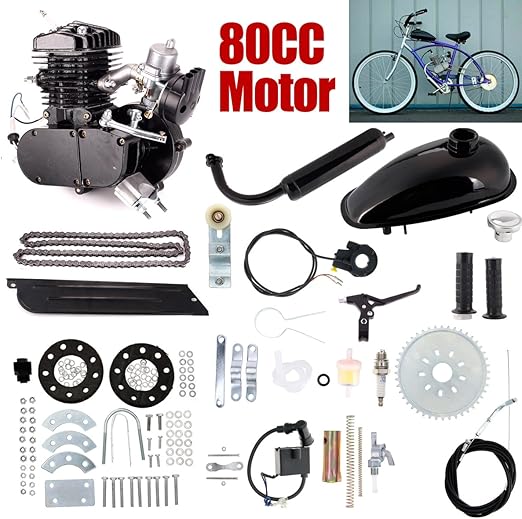 Corps de cylindre, corps de cylindre de moteur 2 temps de remplacement pour vélo motorisé à gaz 66 cc 80 cc