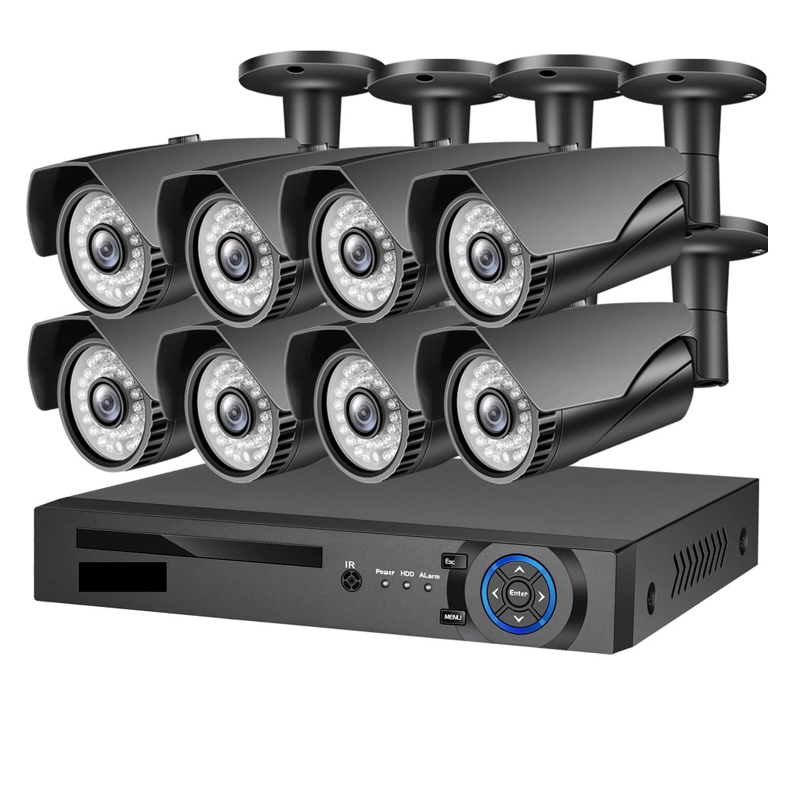 EZGA Home Security Camera System 4K Surveillance Camera System 8MP H