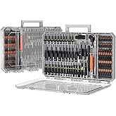 Revvstark 86PCS Magnetic Impact Nut Driver Set Metric & SAE with Socket Adapters, Wing Nut Driver, Universal Sockets, Bit Holder, Quick Release Extension, Power Bits, Storage Box