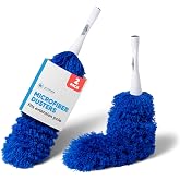 2 Pack of Microfiber Flexible Dusters | from Microfiber Wholesale | Clean Ceiling Fans, Cobwebs, Light Fixtures, Delicate Objects