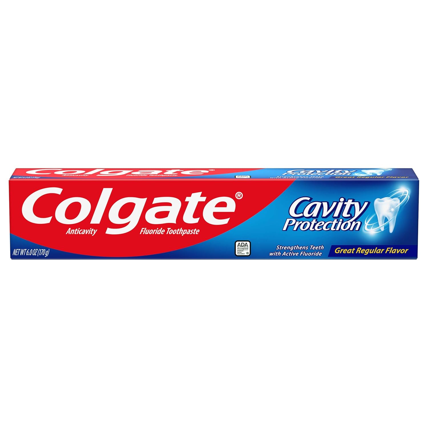 Colgate Cavity Protection Toothpaste with Fluoride - 6 Ounce (Pack of 6) : Beauty