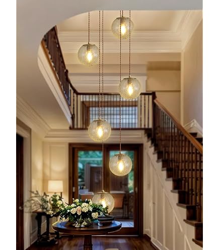 HAIXIANG 14-Lights Modern Chandelier Bubble Crystal 118