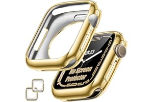 [2 Pack] Goton Bumper Case for Apple Watch 40mm, [No Screen Protector] Slim Soft TPU Shockproof Case Cover Bumper Protector A