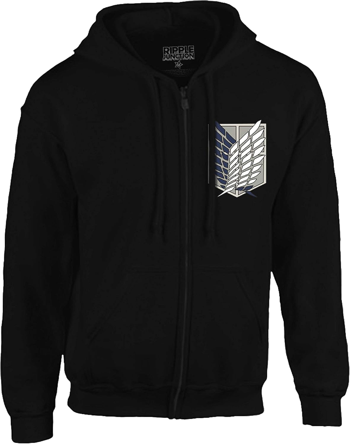 Amazon Com Ripple Junction Attack On Titan Survey Corps Adult Unisex Zip Hoodie Clothing