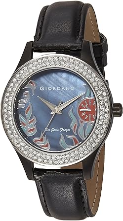 Giordano Analog Black Dial Womens Watch 2591-04