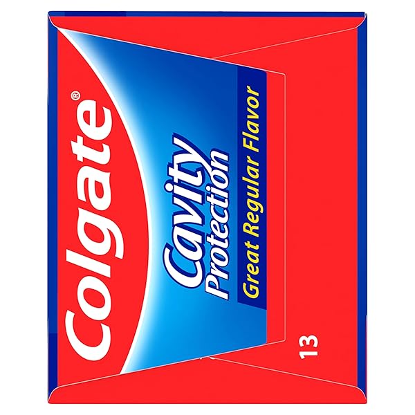 COLGATE CAVITY PROTECTION TOOTHPASTE WITH FLUORIDE, MINTY GREAT REGULAR FLAVOR, ANTI CAVITY TOOTHPASTE, 6 PACK, 6 OZ TUBES