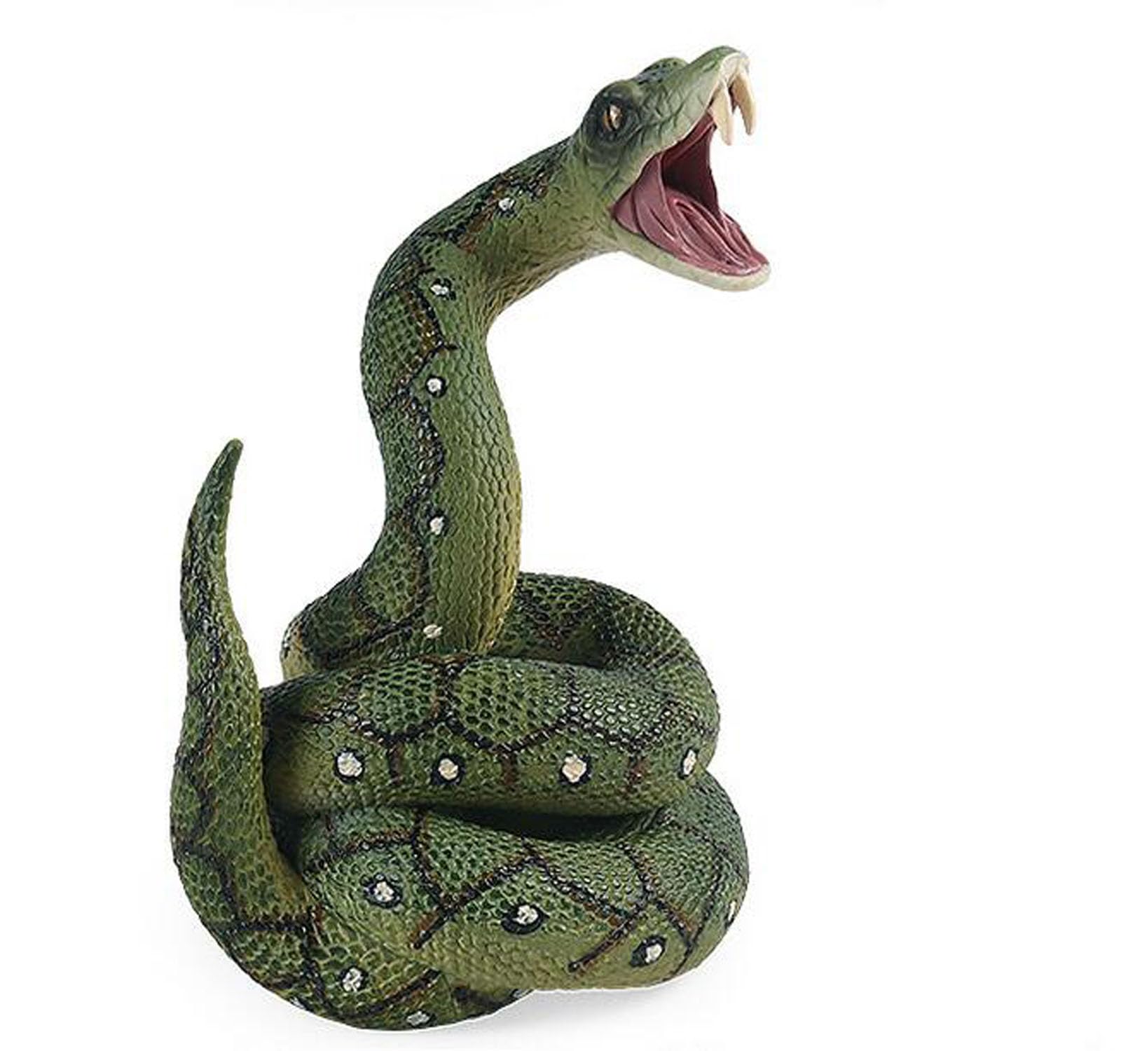 Realistic Rubber Snake Toy Scary Large Fake Snake Trick Toys Creepy Prank for Halloween Party Outdoor Garden Decoration