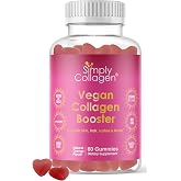 Simply Collagen&reg; Vegan Collagen Gummies for Women &amp; Men &ndash; Plant Based Collagen with Biotin, Vitamins A, C &amp; E &ndash; Collagen Booster for Skin, Hair, Nails &amp; Lashes