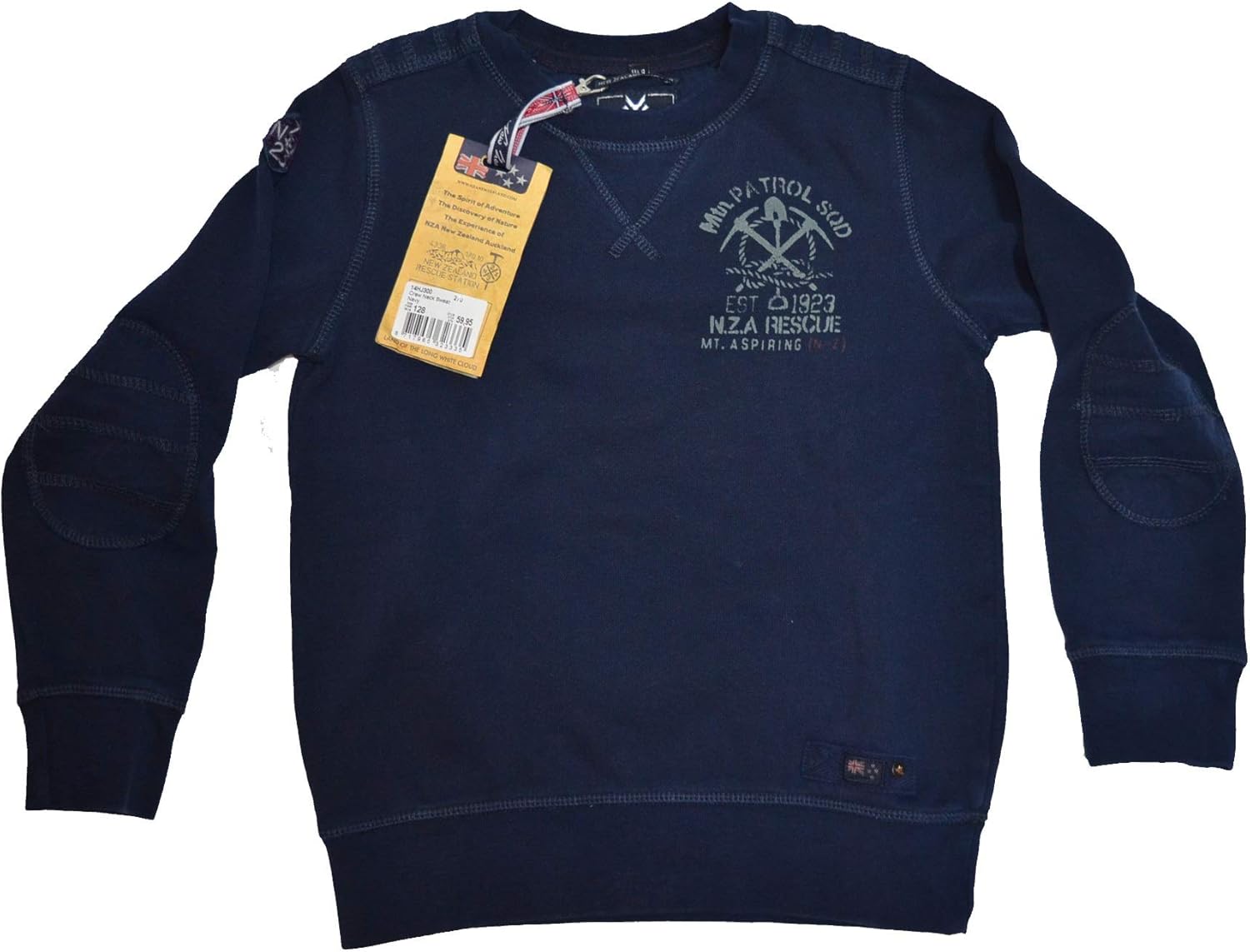 New Zealand Auckland Boys' Sweatshirt Pullover Blue blau(Navy) Amazon